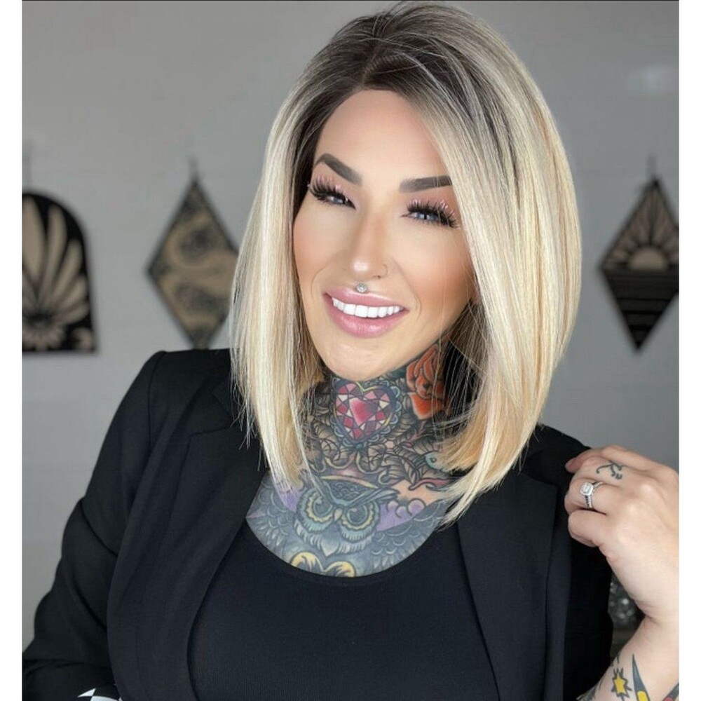 Rebel Gypsy “Graveyard” wig free parting Human hair blend